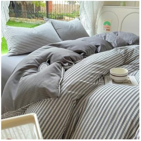 MZP Duvet Cover Queen Size Reversible Floral Duvet Cover Set with