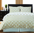 Royal Bedding Full/Queen Bloomingdale 3 Piece Duvet Cover Set Ivory &