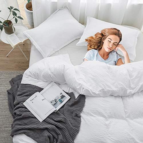 100% Supima Cotton Duvet Cover Set, 3 Pieces 500-TC Luxury Soft