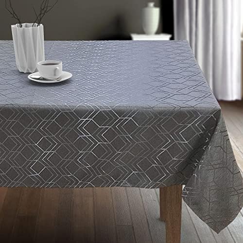 CAIT CHAPMAN HOME COLLECTION Shimmering Geometric Woven Easy-Care