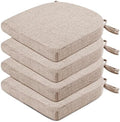 Wellsin Chair Cushions for Dining Chairs 4 Pack - Kitchen Chair