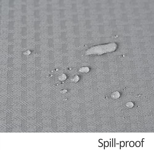 maxmill Tablecloth Weaved Texture Stain Resistant Waterproof, Wrinkle