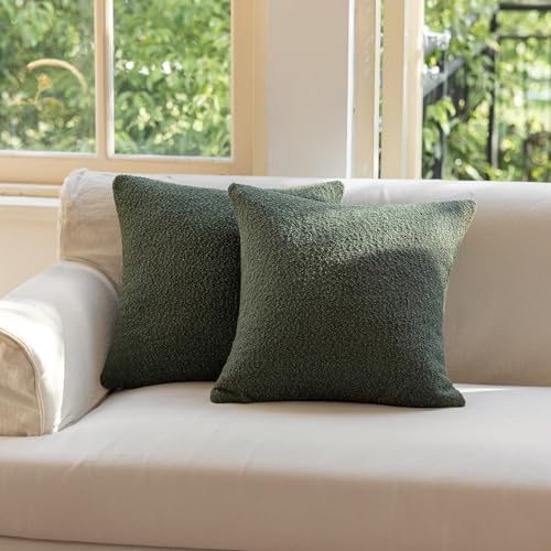 GEEORY Decorative Throw Pillow Covers 20x20 Inch Pack of 2,Textured