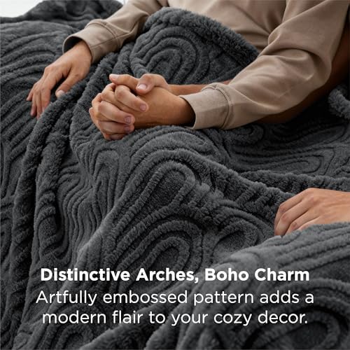 Bedsure GentleSoft Fleece Blanket Queen Size for Bed - Super Soft &