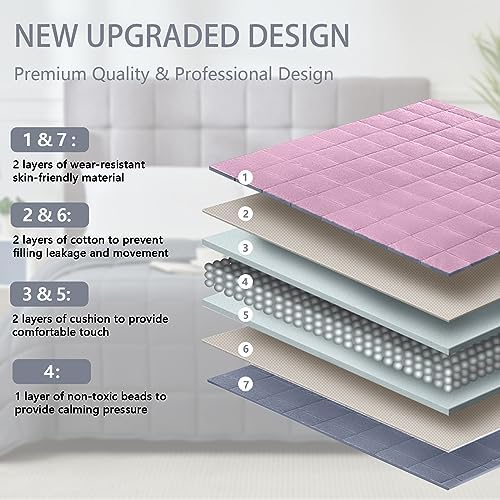 Weighted Blanket for Adults 12lbs, 60"x80", Queen Size Cooling Heavy