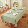 Zobesta Sage Green Tablecloths Rectangular 53x70 in Linen Sage Table