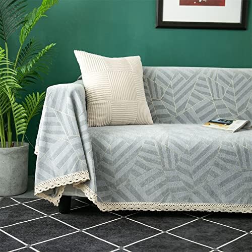 Chenille Throw Blanket, Soft Cozy King Size Lightweight Bedspread