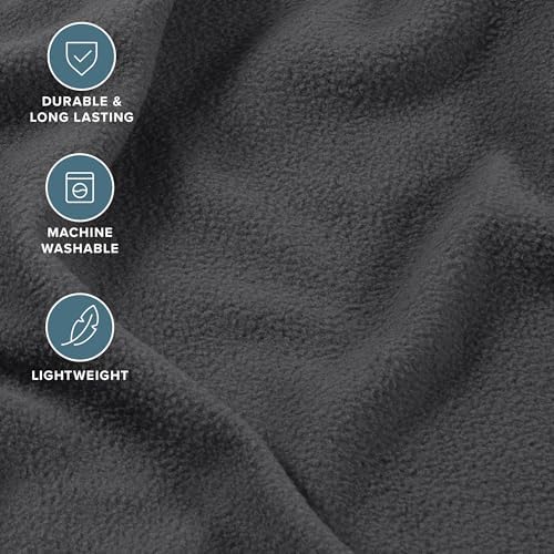Bare Home Super Soft Fleece Sheet Set (Twin XL, Grey)