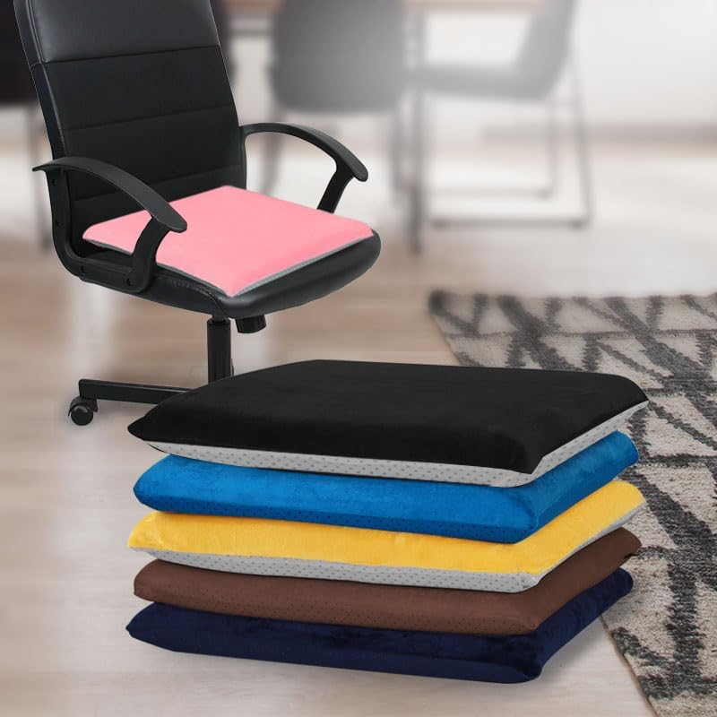 Augld Square Memory Foam Chair Cushion 16x16 in Beige