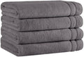 Comfort Spaces 4 Pc Bath Sheet Set 30x60, 100% Cotton 400GSM, Dark
