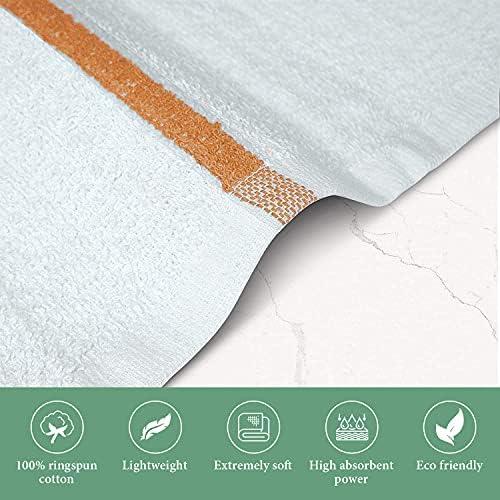 Bar Mop Gold Stripe 10lbs 16x19 Pack of 60 100% Cotton Double Stitched