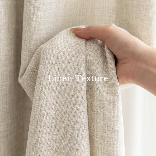 NICETOWN DIY Pinch Pleat 100% Blackout 108 inch Curtains with Hook