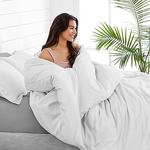 Ivory Solid Duvet Cover Set Twin/Twin XL Size 68x90 Egyptian Cotton