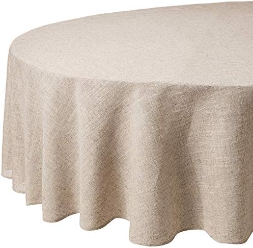 Fennco Styles Toscana Contemporary Linen Blend Natural for Dinner