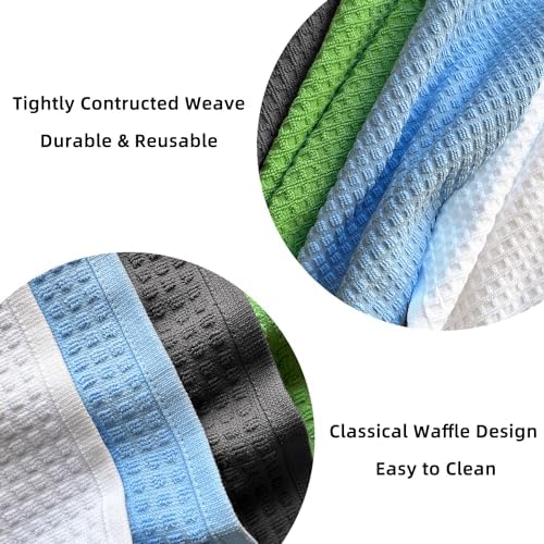 Cotton Dishcloths Set for Home and Kitchen Cleaning - 100% Cotton