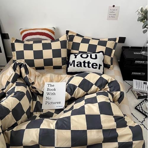 Bedding Duvet Cover Set Queen Size, Soft Breathable Floral Bedding