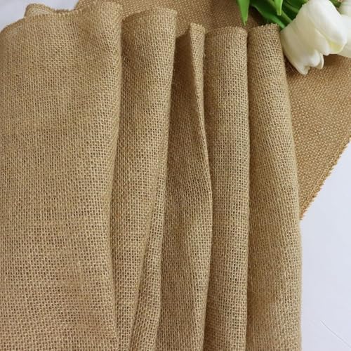 Burlap Table Runners,1 Pack 12 x 108 Inch - Rustic Farmhouse Table