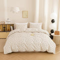 ECOCOTT Floral Botanical Duvet Cover King Size, Soft Breathable