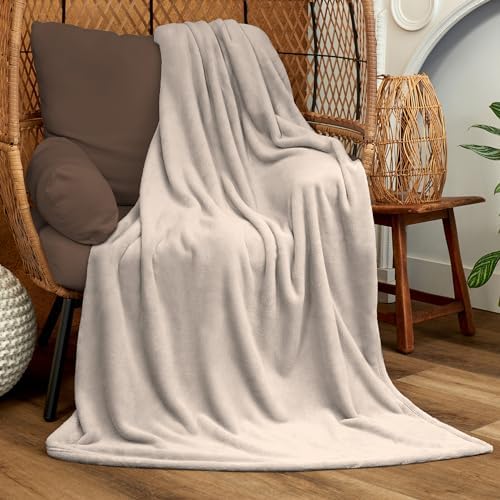 NORTHWEST Ashford Home Cozy Warmwell Blanket Moonlight Taupe King Size
