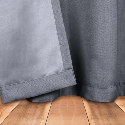 BNM Room Darkening Blackout Curtain Panels, Drapes for Kitchen