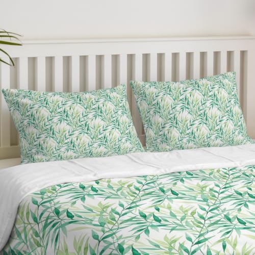 Duvet Cover Queen Size, Spring Botanical 3-Piece Bedding