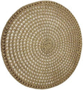 15 Inch Round Jute Placemats Set of 6 - Farmhouse Woven Table Mats