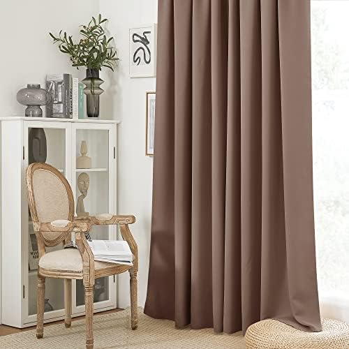 RYB HOME Blackout Curtains for Bedroom Living Room Nursery 72 inches