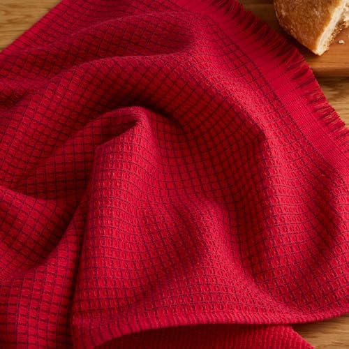 KitchenAid Gourmet Series Gridlines Kitchen Towels 3-Pack Set, 100%
