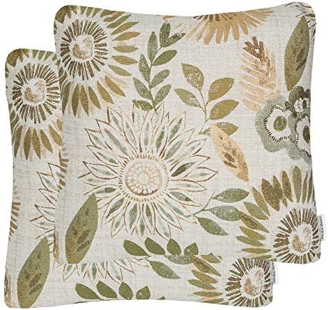Mika Home Pack of 2 Throw Pillow Covers Decorative Pillow Cases for