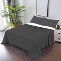 TBM 100% Egyptain Cotton 3Pc Flat Sheets with 2 Pillowcases 800 Thread