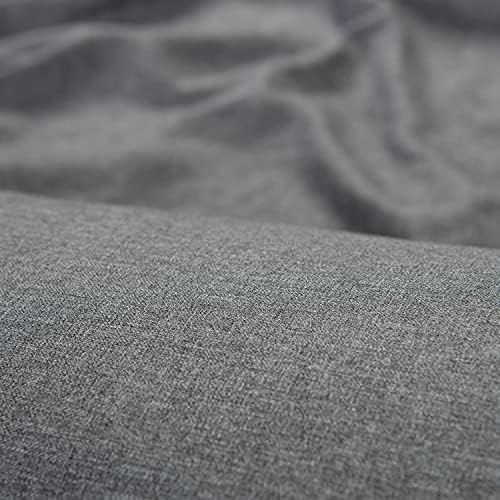 Chanasya Premium Faux Linen Bedding Duvet Cover 3-Piece Soft Luxury