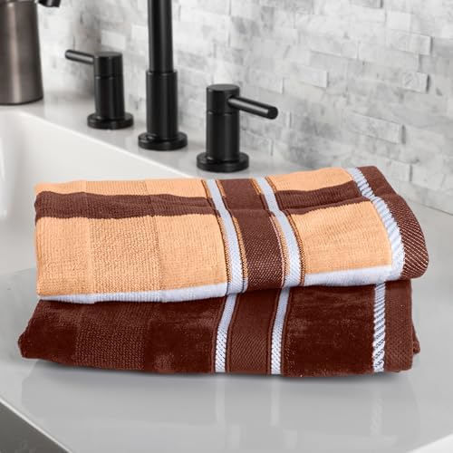 Bedford Home Bathroom Towels Set, Bathroom Accessories, Beige, Set of