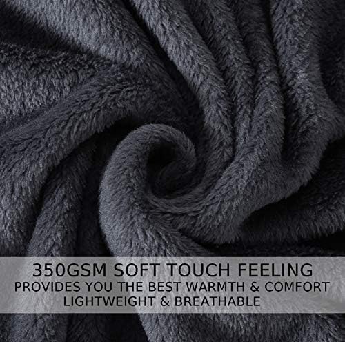 Soft Queen Size Blanket for All Season Warm Fuzzy Microplush