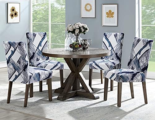 YISUN Dining Chair Covers, Stretch Spandex Chair Seat Cover Removable