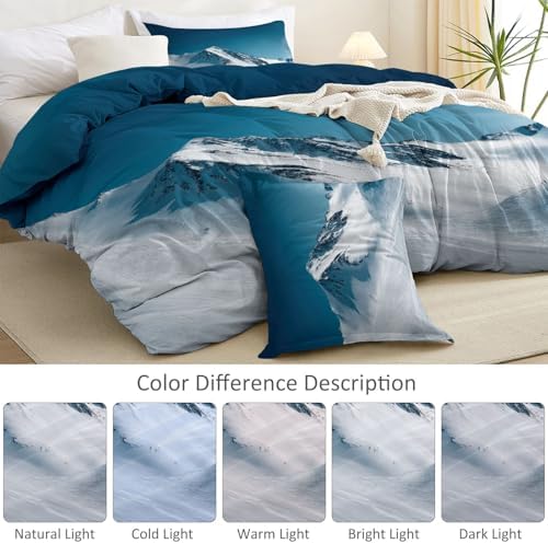 Duvet Cover King Size - Reversible 104" x 90" Luxury Duvet Cover Set