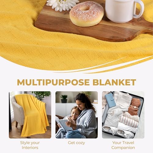 Superior Cotton Blanket Breathable All Season Comfy Bedding