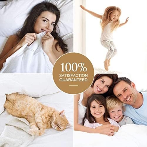 4 Piece Bed Sheet Set 100% Cotton Sateen Weave, Single Ply Long-Staple