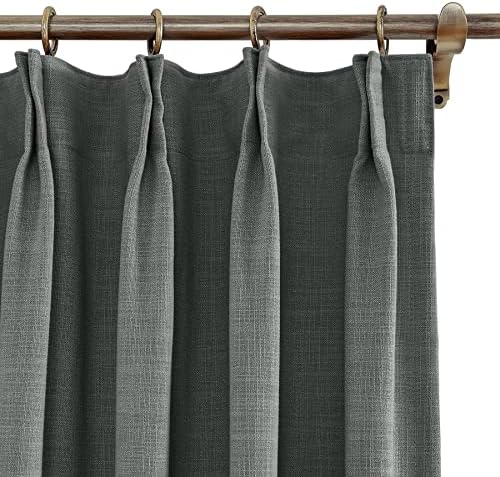 Frelement Blackout Window Curtain Panels, Light Blocking Drapes with