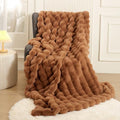 Super Comfort Oversized Warm Thick Bubble Luxury Plush Rabbit Faux Fur