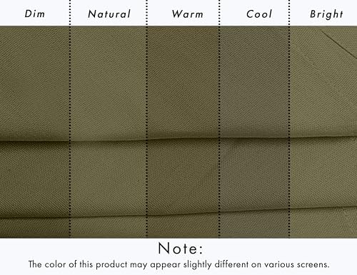 Ruvanti Cloth Napkins Set of 12, 100% Cotton 18”x18” - Capulet Olive