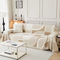 WEYOND Boho Couch Cover, Chenille Sofa Covers Washable, 71" x 102"