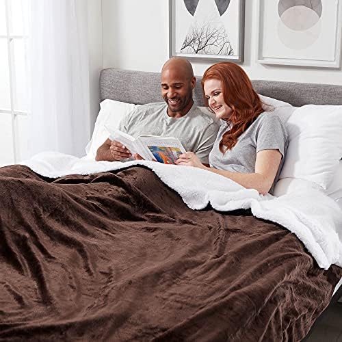 Sherpa Throw Blanket Super Soft Reversible Ultra Luxurious Plush