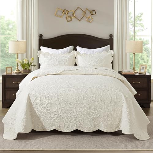 HoneiLife Quilt Sets King Size - Microfiber Bedspreads for King Bed