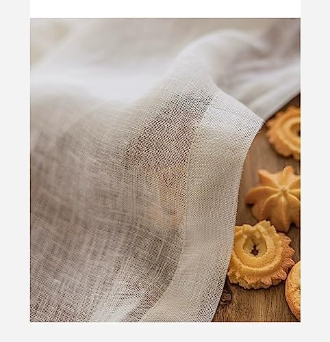 100% Linen Curtains Natural Linen Curtain Panels for Living Room/Light