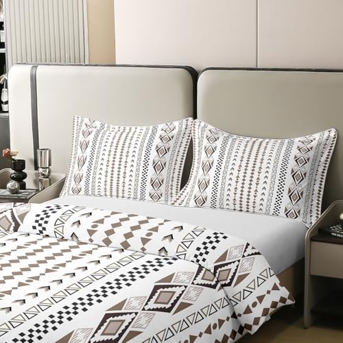 Erosebridal Boho 100% Cotton Duvet Cover Queen Country Western