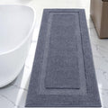 SHACOS Extra Soft Large Long Bathroom Runner Rug 60x24, Dark Grey