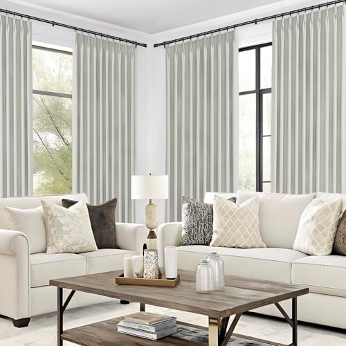 Drapifytex Pinch Pleated Extra Long 108 Inches Curtain Thermal