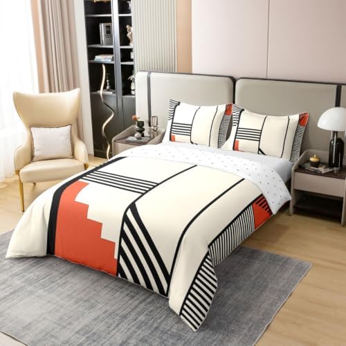 Castle Fairy Geometric Stripe Kids Bedding Set King Size Cover 100%