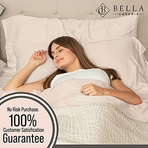Bella Coterie Luxury Bamboo Viscose California King Size Fitted Sheet