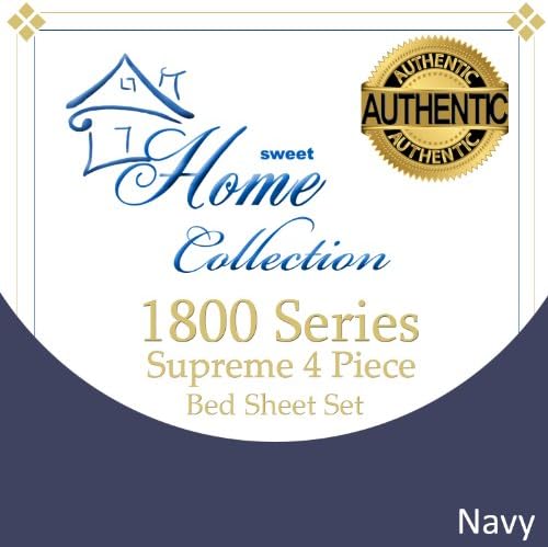 Sweet Home Collection Supreme 1800 Series 4pc Bed Sheet Set Egyptian